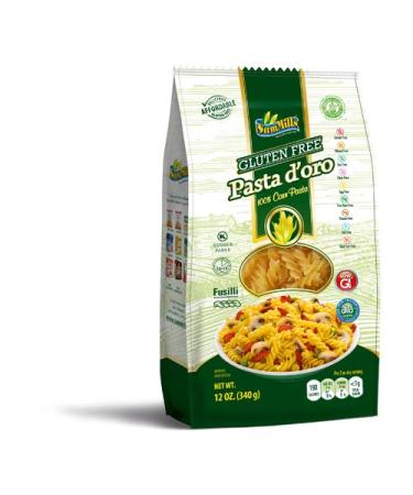 Sam Mills - Gluten Free Fusilli Corn Pasta - 12 oz (Pack of 6)