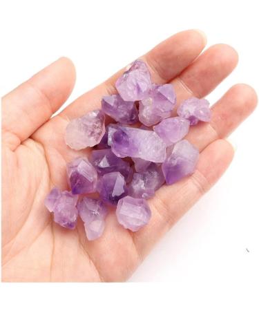 Crystal Rough Positive Energy Crystal 30g/50g Natural Mini Amethyst Quartz Crystal Vug Raw Stones Rough Specimen Gravels Pendant Gemstones DIY Healing Decoration Suitable for Home Office Decoration ( - Buy Online on GoSupps.com