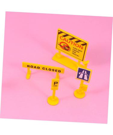 JojoFuny 5 Sets Car Flag Construction Traffic Sign Car Ornament Cupcake Toppers - 6.6*5.5CM - Buy Online on GoSupps.com