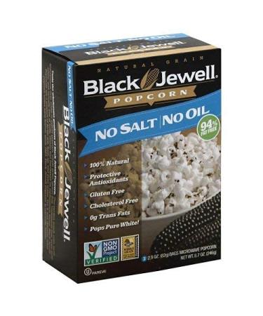Black Jewell Hulless Microwave Popcorn - No Salt, No Oil - 10.5 oz (Pack of 1) - Buy Online on GoSupps.com