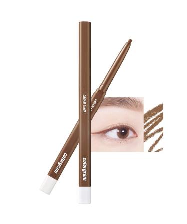 COLORGRAM Artist Formula Cream Liner 0.25g 8 Colors - True Beauty K-Drama Makeup, Intense Color with Smooth Texture, Rich Cream Formula, Long-Lasting without Smudging (#07 Sand Brown)