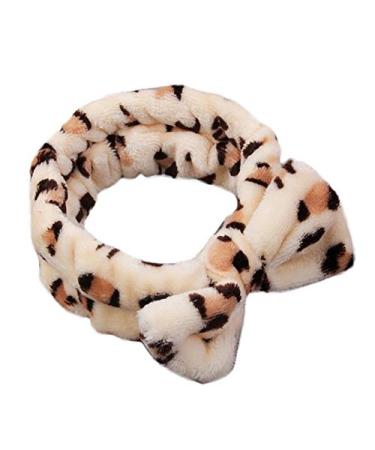 Make-up Face Wash Shower Headband Soft Coral Velvet Style Bow-knot Hair Wrap for Women Girl SVICHOCHKA