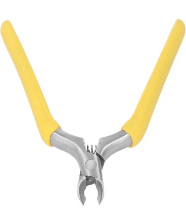 Nail Cuticle Trimmer Hygienic Built-in Spring Cuticle Trimmer with Protective Cover for Nail Salon (Yellow) - Buy Online on GoSupps.com