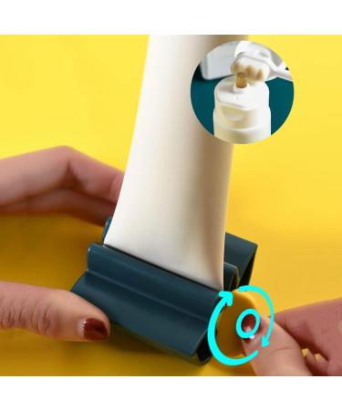 Tube Toothpaste Squeezer Toothpaste Squeezer Rolling Toothpaste Squeezer Toothpaste Seat Holder Rolling Tube Toothpaste Dispenser Manual Toothpaste Squeezer For Tube Toothpaste Facial Cleanser Cream Yellow(2pcs)+white(2pcs)+blue(2pcs)+orange(2pcs) - Buy Online on GoSupps.com