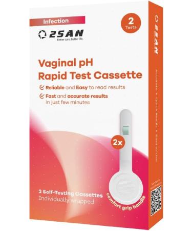Vaginal pH Test Kit (2 Pack) - Easy-to-Use Discreet Design for Accurate Bacterial Vaginosis Testing | International Shipping - Buy Online on GoSupps.com