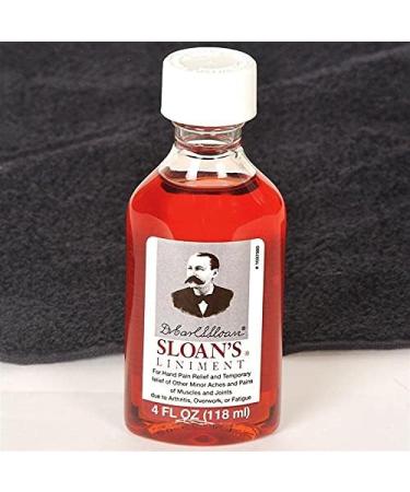 Sloan's Liniment 4 fl oz - Fast-Acting Pain Relief Formula - Buy Online on GoSupps.com