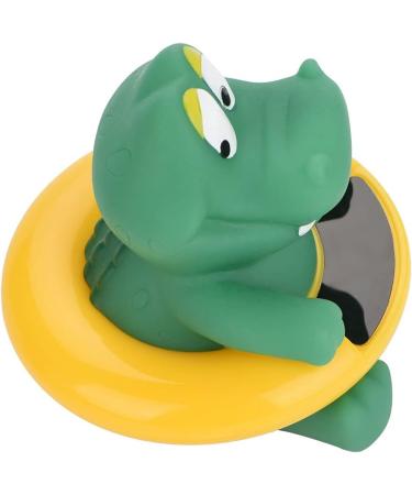 Water Temperature Compact Floatable Infant Bath Thermometer LED Display Baby Time Thermometer Bath Tub for Baby(Green Crocodile) - Buy Online on GoSupps.com