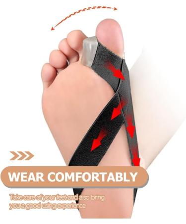 Minkissy Pedicure Kit - Bunion Corrector Orthopedic Splint for Big Toe Straightening and Bunion Relief - Foot Brace Support for Nail Techs - 2pcs Set - 18.5x2.3cm - Buy Online on GoSupps.com