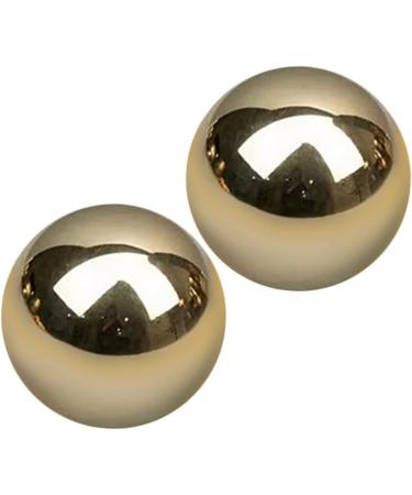 Ultechnovo 4-Piece Brass Metal Gymnastics Massage Balls - Comfortable Roller Balls for Healthcare & Relaxation - Buy Online on GoSupps.com