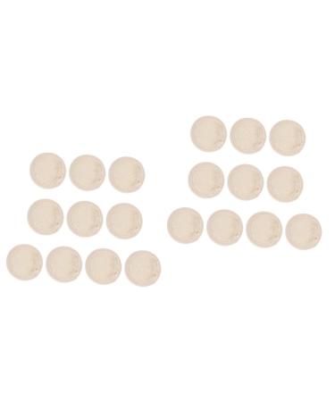 FRCOLOR 2 Sets Loofah Face Wash Regrow Regeneration Deep Cleansing Polish Face Cleansing Burnish Round Powder Puff Department Store Makeup Remover Pad Miss Cleaning Pad