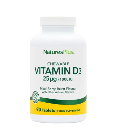 NATURES PLUS Vitamin D3 1000Iu Chew 90 CT