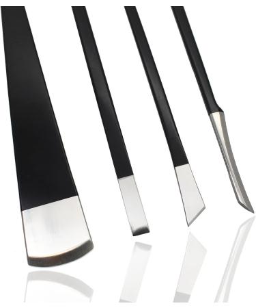 Professional Hornhaut Hobel Foot Scraper Pedicure Knife Kit - 4-Piece Hard Skin Remover & Foot Care Set for Smooth Heels - Buy Online on GoSupps.com
