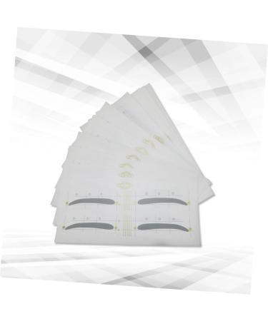 FRCOLOR 12pcs 48 Eyebrow Makeup Tools Eyebrow Card Eyebrow Sticker Stickers Mold Eyebrow Trimming - Buy Online on GoSupps.com