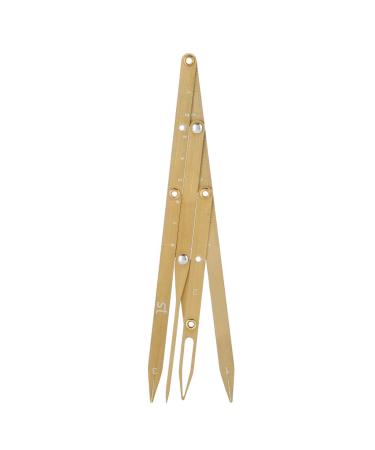 Golden Ratio Calipers - Stainless Steel Eyebrow Measuring Ruler | Flexible Mapping Tool for Permanent Makeup (Gold - Buy Online on GoSupps.com
