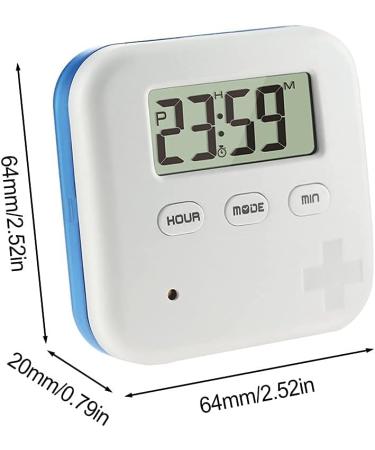 Automatic Pill Dispenser Digital Pill Organizer with Reminder Alarm Electronic Medication Organizer for Vitamins Supplements 4 Grids Blue - Buy Online on GoSupps.com