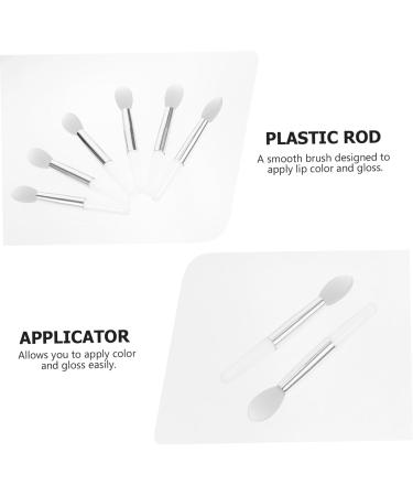 MAGICLULU 12pcs Silicone Lip Brush Travel Lip Brush Lip Makeup Brush Silicone Lip Scrubber Mini Tools Lip Applicators Lip Mask Applicator Flat Silica Gel White Concealer Brush 5.00X1.00X0.50CM White - Buy Online on GoSupps.com