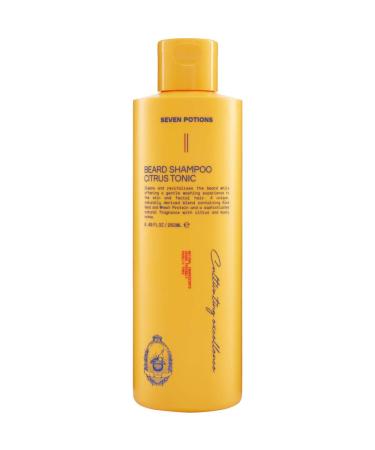 Seven Potation Bartshampoo for men - gentle cleaning bar cleaning for a clean beard without itching - natural vegan without animal experiments - Citrus tonic (250 ml) Citrus tonic 250 ml (1 Pack) - Buy Online on GoSupps.com