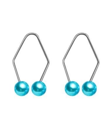 2 Pack Dimple Trainer for Cheek Dimple Maker for Women Develop a Natural Dimple Easy to Wear Sky Blue