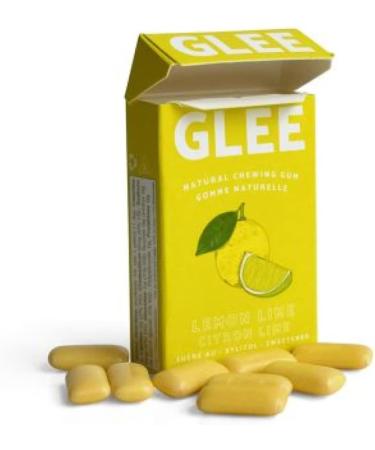 Glee Gum Xylitol-Sweetened Sugar-Free Lemon-Lime Natural Chewing Gum 240g (Pack of 12) - Buy Online on GoSupps.com