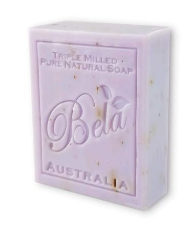 Bela Bath & Beauty Lavender & Flower Triple French Milled Moisturizing Soap Bars - 6 Pack, 3.3 oz. Each | Natural Ingredients - Buy Online on GoSupps.com
