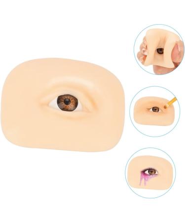 Professional Skin Tool Makeup Flexible Eye Training Mold Artificial Reusable Simulated Make 6.9x5.2cm As Shown 2 - Buy Online on GoSupps.com