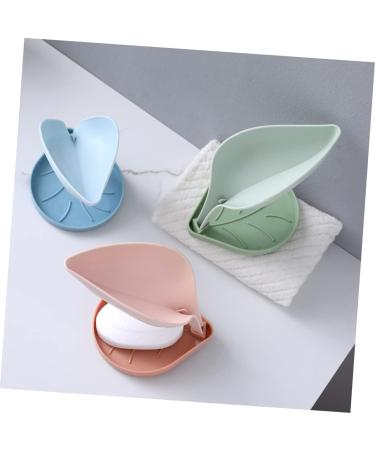 Ciieeo 9 Pcs Soap Holder Mushroom Wall Hook Pink Soap Dish Sink Organizer Shower Soap Case Double Layer Bunked Bath Soap Container Non-slip Green Soap Bathroom Soap Drainer Tub - Buy Online on GoSupps.com