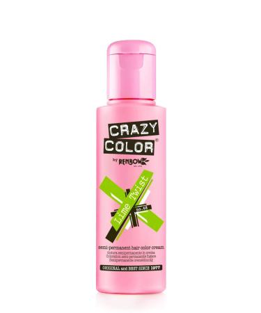 Crazy Color Hair Color Cream Number 68 Lime Twist 100 ml (Pack of 1) Lime Twist 100 ml (Pack of 1)