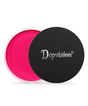 Depvision Professional Oil Based Neon Face Paint Body Paint Waterproof UV Face painting Makeup for Kids and Adults Single Color Halloween SFX Party 30g (UV Magenta)
