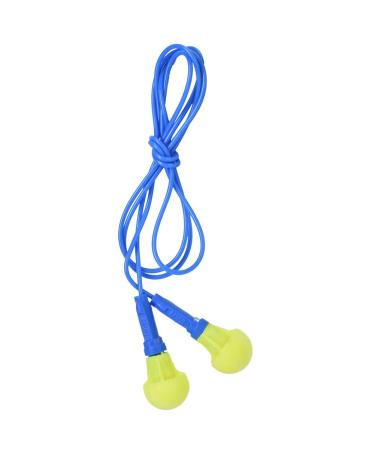 1 Pair Yellow and Blue Soft Foam Earplugs Soundproof Learning Earplugs Mushroom Head Earplugs for Learning and Industry