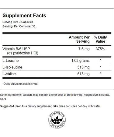 Swanson Branched-Chain Amino Acids 100 Capsules - Premium Muscle Recovery & Energy Support | Buy Globally Online - Buy Online on GoSupps.com