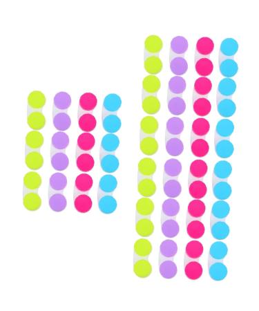 Partykindom 90 STK contact lens container eye tool container for contact lenses eye container lensetui contact lens organizer eye contact case cases plastic travel holder x 3 pieces 6x3x1.5cmx3pcs