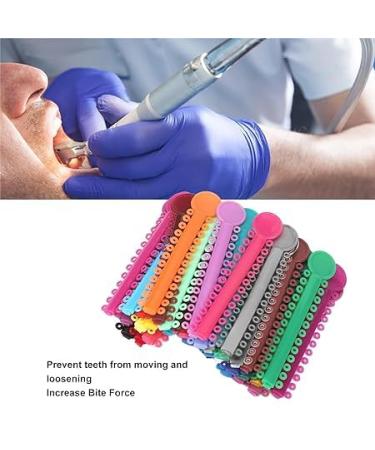 Orthodontic Ligature Ties for Brackets - Elastic O-Rings & Bands | 2080 Mixed Color Ties for Braces - International Shipping Available - Buy Online on GoSupps.com