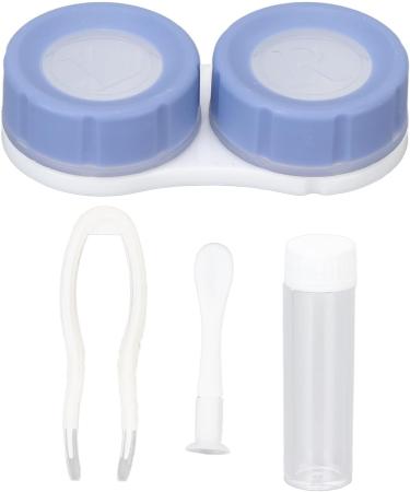 Angrek Mini Contact Lens Container Set - Portable Purple Storage Box with Complete Accessories - Stylish & Compact Design - Buy Online on GoSupps.com