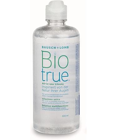 Bausch + Lomb Biotrue All-in-One Contact Lens Cleaner & Storage Solution - 3 x 300ml | Soft Lens Care - Buy Online on GoSupps.com