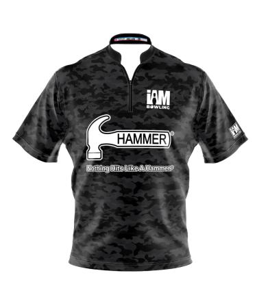 Logo Infusion Dye-Sublimated Bowling Jersey (Sash Collar) - I AM Bowling Fun Design 2044-HM - Hammer Large