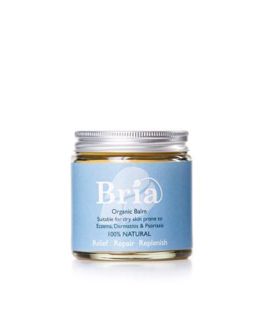 Bria 100% Natural Organic Soothing Balm for Eczema Prone & Dry Skin Suitable for Adults Children & Babies Scent Free (60ml) 60 ml (Pack of 1)