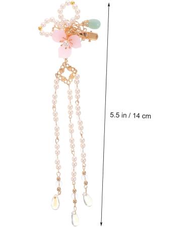 MAGICLULU 2 Sets Comb Hanfu Hair Accessories Hair Styling Accessories Flower Tassel Hairpins Chinese Hair Accessories Temperament Hair Clip Hair Clips for Thick Hair Classical Metal - Buy Online on GoSupps.com