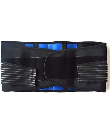 XXL Black Back Support Belt | Adjustable Non-Slip Lumbar Support for Men & Women | Breathable Lower Back Relief - Buy Online on GoSupps.com
