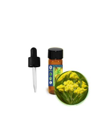 3.7ml (1/8oz) Helichrysum Essential Oil (Helichrysum Italicum) - 100% Pure Undiluted Uncut