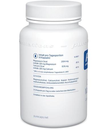Pure Encapsulations Calcium-Magnesium Citrate - Well-Tolerated Boost for Bone Health - 90 Veg Capsules - International Shipping Available - Buy Online on GoSupps.com