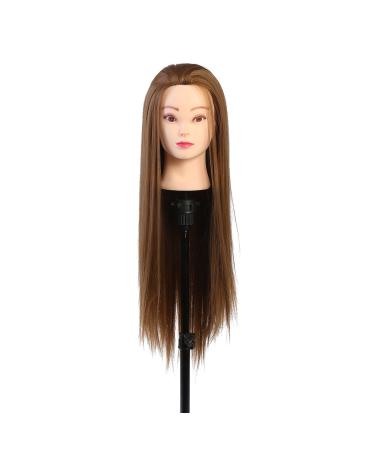 Heat-Resistant Eco-Friendly Mannequin Head | Real Hair Styling Training Tool for Hairdressers & Beauty Schools - International Shipping - Buy Online on GoSupps.com