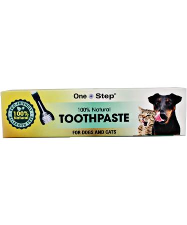 Natural Toothpaste & Toothbrush for Pets | Allergen-Free Dental Care | 100g Tube, Peppermint Flavor - Buy Online on GoSupps.com