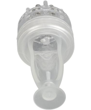 Scalp Applicator Comb Accurate Dosing 3ml Ball Root Comb Applicator Transparent Leakproof for Hair Care (Transparent White) - Buy Online on GoSupps.com