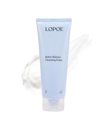 LOPOE Better Balance Cleansing Foam - No.1 Hydrating Cleansing Foam in the 2025 Hwahae Awards Korean Facial Wash for All Skin Types Low pH Facial Cleanser for Sensitive Skin