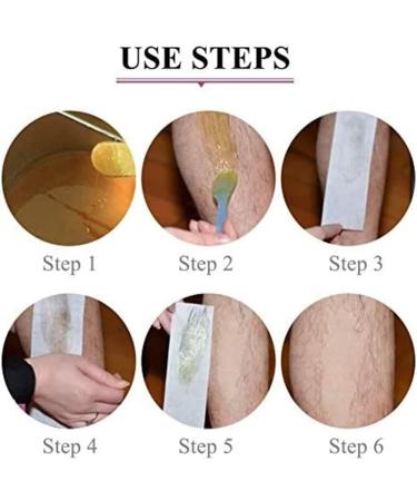 100Pcs Reusable Face Wax Strips for Women - Facial Hair Removal Tool - Buy Online on GoSupps.com