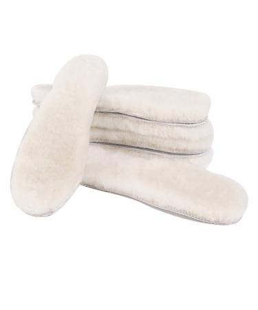 Real Sheepskin Insoles for Men's Boots - Genuine Fleece Inserts Replacement for Hunter Knee Boot Ankle Shoes Warm Slippers Heels Snowboots Rainboots Sneakers Men's Size Men 8 Medium US - Buy Online on GoSupps.com