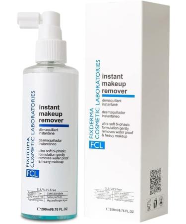 BV Cosmetic Laboratories Biphasic Instant Makeup Remover Removes Eye Lip Waterproof Makeup Strengthens Lashes Refreshes & Hydrates The Skin for All Skin Types 200ml