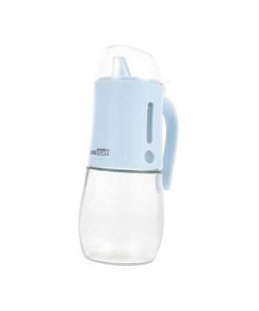 Zerodeko 1pc Oil Can Household Oil Dispenser Kitchen Sauce Holder Glass Oil Pot Seasoning Kettle Oil Container Kitchen Cruet Leakage-proof Oil Bottle Castor Plastic With Handle