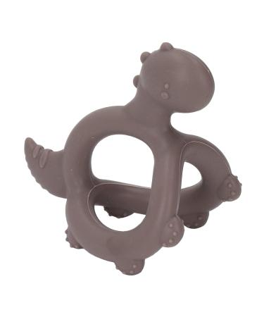 Baby Toddler Teethers Silicone Dinosaur Shape Teething Chew Toy for Newborn (Light Gray) - Buy Online on GoSupps.com