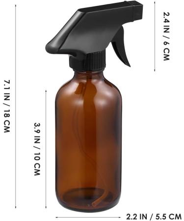Frcolor 250ml Glass Spray Bottle - Empty Travel Bottles for Essential Oils Watering & Hairdressing (Random Style) - International Shipping Available - Buy Online on GoSupps.com